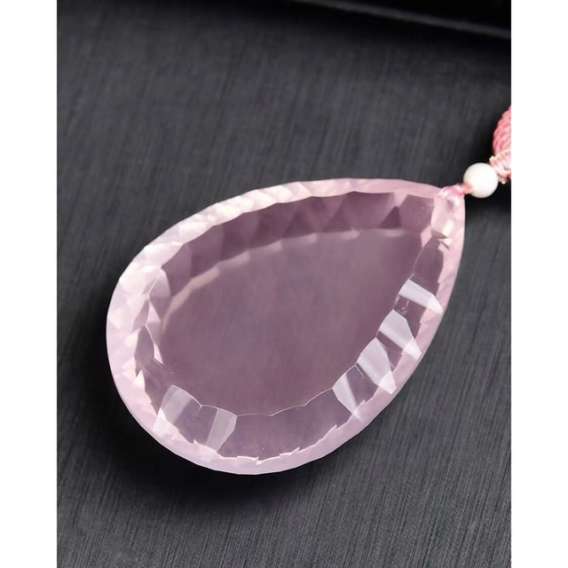 ⭐︎【天然】ローズクォーツ ネックレス 34.8g ⭐︎【天然】ローズクォーツ ネックレス 34.8g