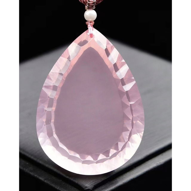 ⭐︎【天然】ローズクォーツ ネックレス 34.8g-