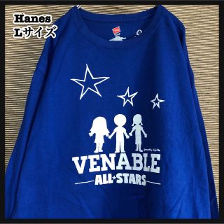 ヘインズ(Hanes)の【ヘインズ】ロンT　子供　アート　VENABLE　キャラクター　星　デカロゴ16(Tシャツ/カットソー(七分/長袖))