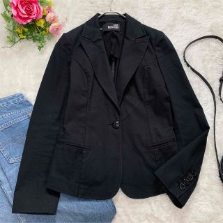 MOSCHINO - 美品 BOUTIQUE MOSCHINO 総柄 タートルネック ニット