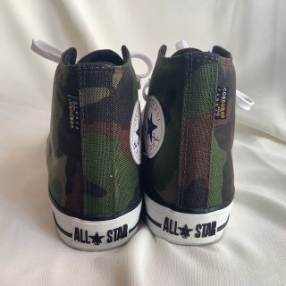 【美品】コンバース　オールスターハイカット　ゴルフシューズ　24.5 CAMO