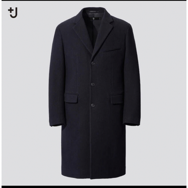 UNIQLO - 値下げ! +J ウールブレンドチェスターコート UNIQLO - 値下げ! +J ウールブレンドチェスターコート