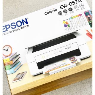EPSON - EW-452A エプソン プリンター 白 ホワイト 家庭用 カラーの
