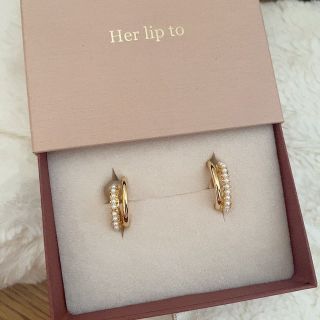 ハーリップトゥ(Her lip to)のDuble Line Clip Earring  Herlipto(イヤリング)