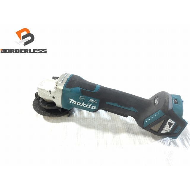 工具☆品☆makita マキタ 18V 充電式ディスクグラインダGA418D 本体のみ 電動工具 製造年月日 2018年11月 67594