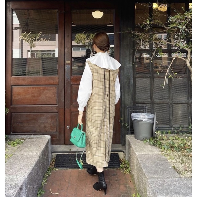 Ameri VINTAGE(アメリヴィンテージ)のチェックワンピース👗 レディースのワンピース(ロングワンピース/マキシワンピース)の商品写真