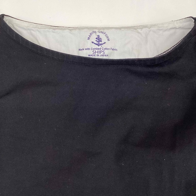 SHIPS(シップス)のSHIPS   シップス　ボートネックTシャツ メンズのトップス(Tシャツ/カットソー(半袖/袖なし))の商品写真