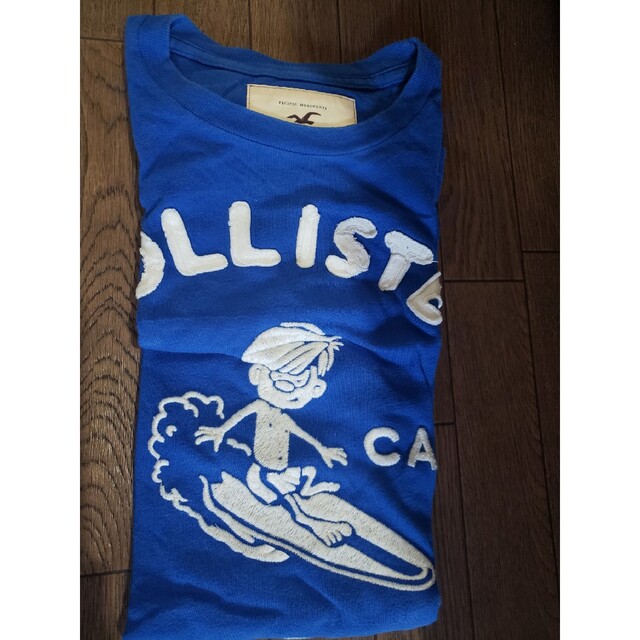 Hollister(ホリスター)のHOLLISTER♪Tシャツ👕ブルー　M メンズのトップス(Tシャツ/カットソー(七分/長袖))の商品写真