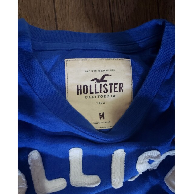 Hollister(ホリスター)のHOLLISTER♪Tシャツ👕ブルー　M メンズのトップス(Tシャツ/カットソー(七分/長袖))の商品写真