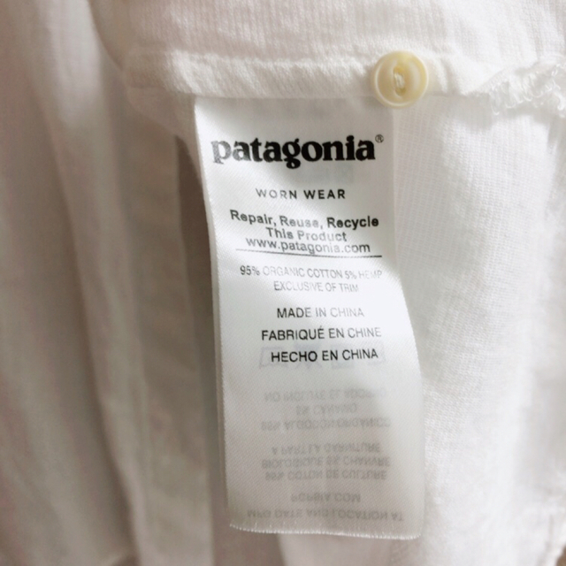 patagonia(パタゴニア)のパタゴニア  白シャツ　レディース レディースのトップス(シャツ/ブラウス(長袖/七分))の商品写真