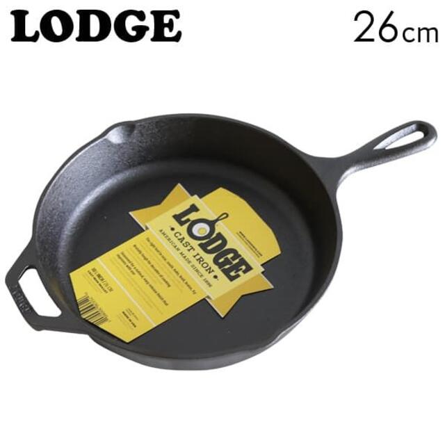 Lodge(ロッジ)の(JJ3891)ロッジ ロジック スキレット 10 1/4インチ 26cm スポーツ/アウトドアのアウトドア(調理器具)の商品写真