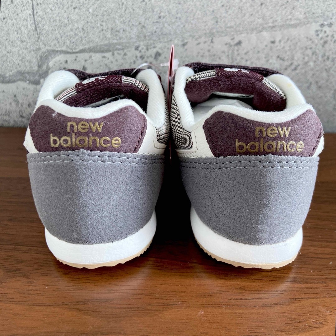 New Balance - 【新品】14.5センチ ブラウン×チェック New Balance - 【新品】14.5センチ ブラウン×チェック
