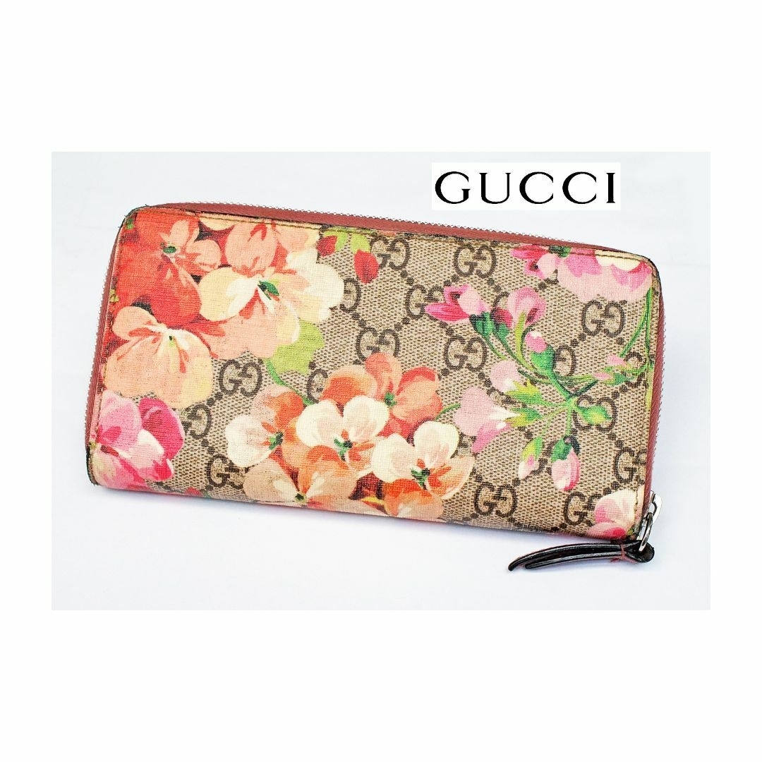 Gucci - GUCCI グッチ GGブルームス 花柄 スプリーム ラウンド