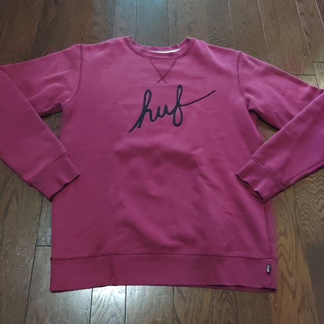 HUF(ハフ)のHUF　Supreme　STUSSY　スウェット　S　刺繍　筆記体ロゴ メンズのトップス(スウェット)の商品写真