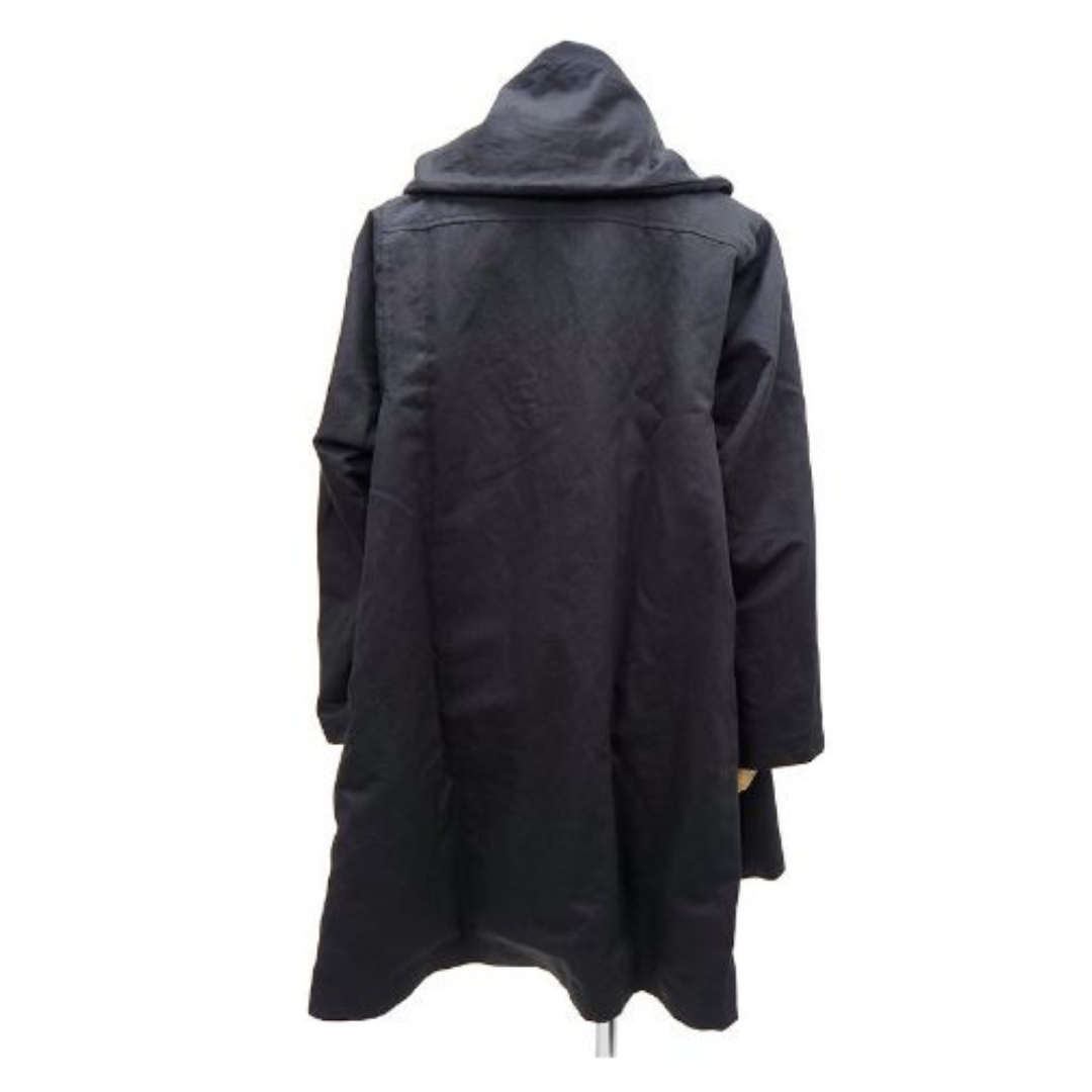 Yohji Yamamoto(ヨウジヤマモト)のヨウジヤマモト Yohji Yamamoto ボウタイ デザイン コート　S レディースのジャケット/アウター(その他)の商品写真