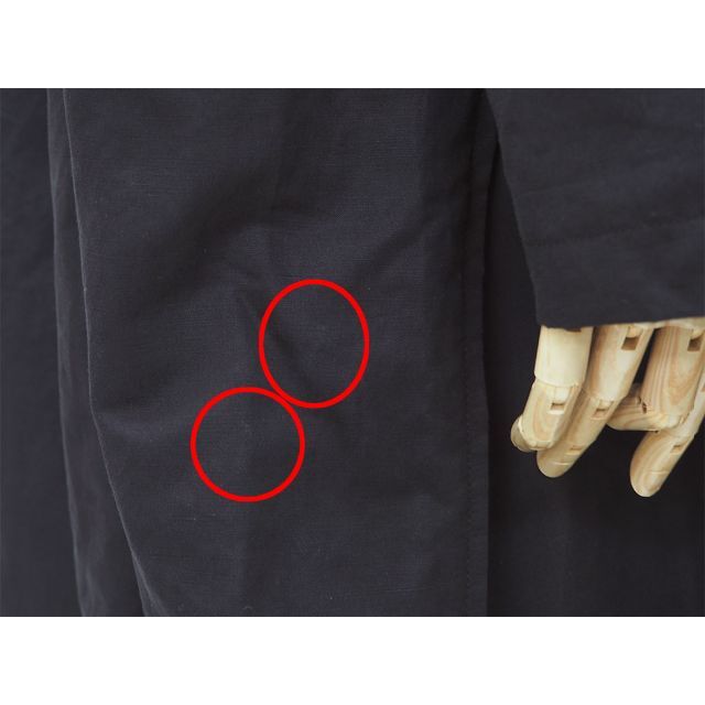 Yohji Yamamoto(ヨウジヤマモト)のヨウジヤマモト Yohji Yamamoto ボウタイ デザイン コート　S レディースのジャケット/アウター(その他)の商品写真