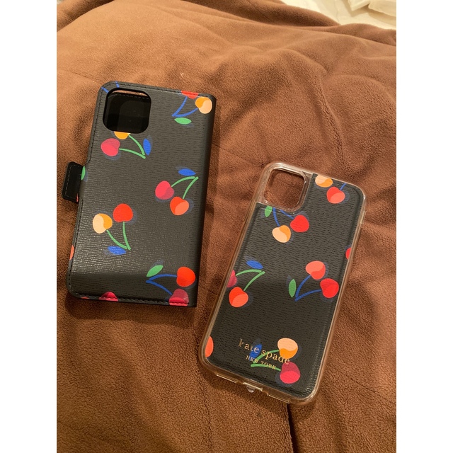 kate spade new york(ケイトスペードニューヨーク)のケイトスペード  iPhone11proケースマグネット手帳チェリーさくらんぼ スマホ/家電/カメラのスマホアクセサリー(iPhoneケース)の商品写真