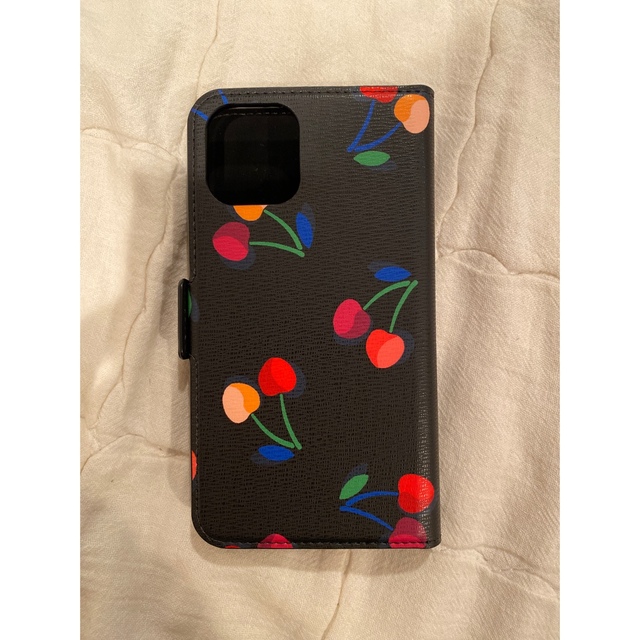 kate spade new york(ケイトスペードニューヨーク)のケイトスペード  iPhone11proケースマグネット手帳チェリーさくらんぼ スマホ/家電/カメラのスマホアクセサリー(iPhoneケース)の商品写真