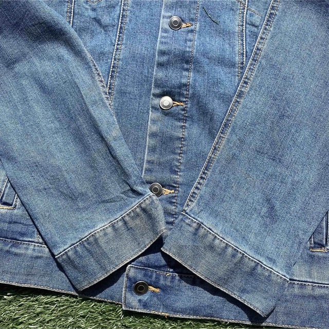 other(アザー)のデニムジャケット ジージャン XL アウター 大きいサイズ ブルー系 メンズのジャケット/アウター(Gジャン/デニムジャケット)の商品写真