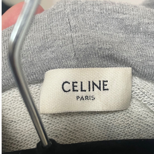 CELINE セリーヌ★21AW ロゴテーププルオーバールーズスウェットパーカー