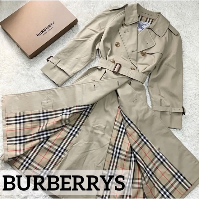 BURBERRY(バーバリー)の【BURBERRYS】バーバリー　ノバチェック　ベルト　トレンチコート レディースのジャケット/アウター(トレンチコート)の商品写真