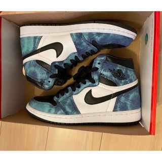 ナイキ(NIKE)の本日限りNIKE AIR JORDAN1 HIGH OG Tie-Dye(スニーカー)