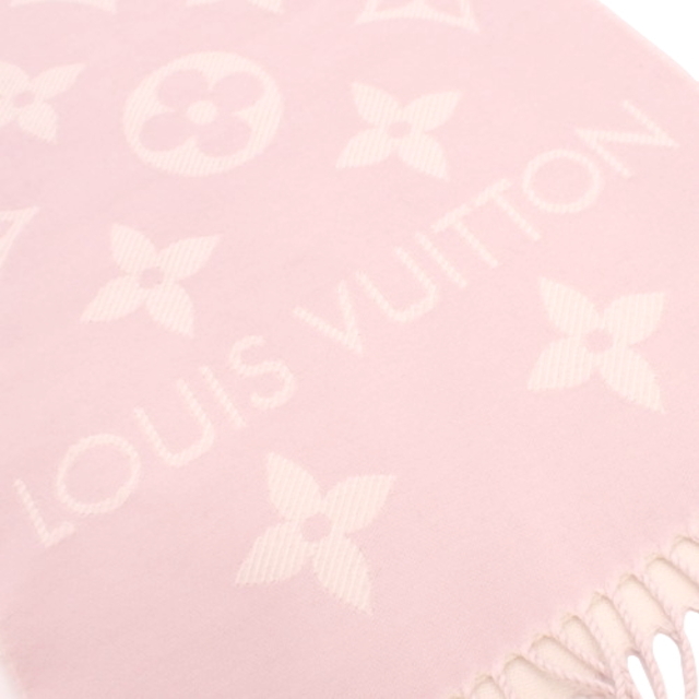 ルイ・ヴィトンマフラー エシャルプ・LV エセンシャル ウール ローズ