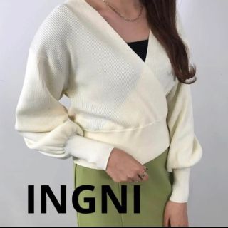 イング(INGNI)の新品❤️タグ付き　INGNI カシュクール　トップス(カットソー(長袖/七分))