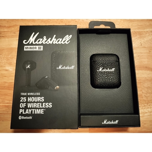 Marshall マーシャル 完全ワイヤレスイヤホン Minor Ⅲ ブラック