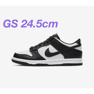 ナイキ(NIKE)のNike GS Dunk Low White Black 24.5cm(スニーカー)