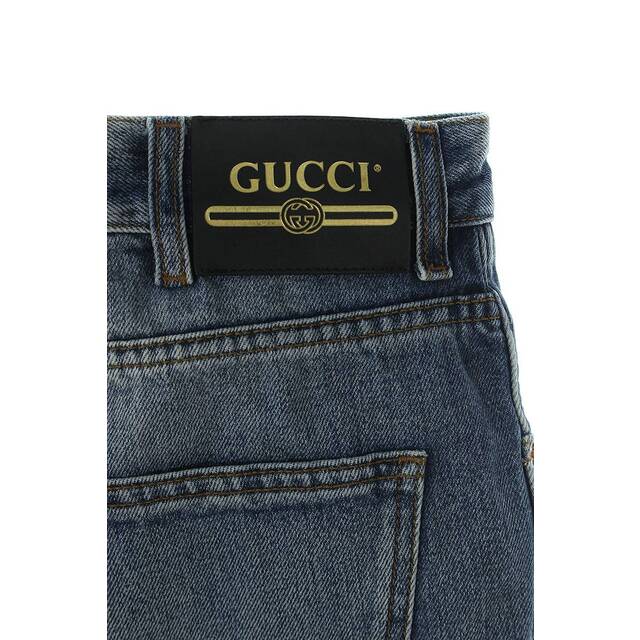 Gucci - グッチ 408637 XDAMQ アニマル刺繍デニムパンツ メンズ 34の 