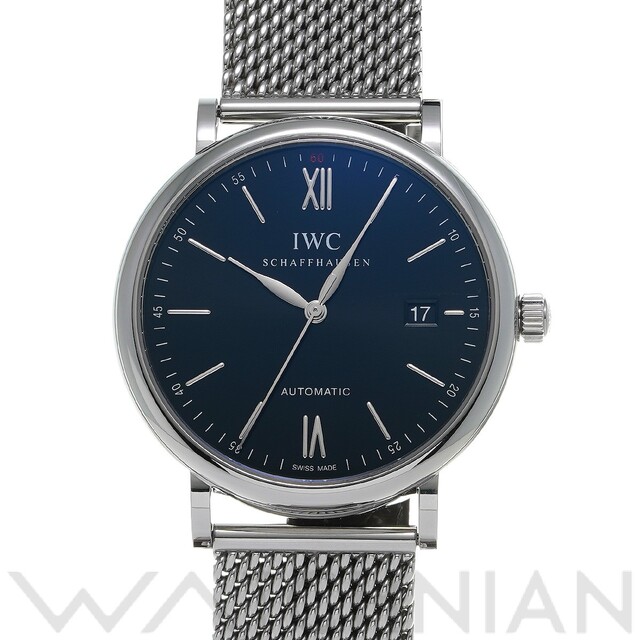 IWC - 中古 インターナショナルウォッチカンパニー IWC IW356506 ブラック メンズ 腕時計