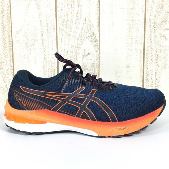 asics(アシックス)のMENs 26.0cm  アシックス ランニングシューズ GT-2000 10 EW エクストラワイド ランニングシューズ ASICS 1011B184 402 Mako Blue / Shocking Orange ネイビー系 メンズのメンズ その他(その他)の商品写真