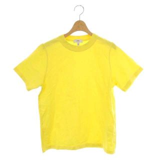 ハイク(HYKE)のハイク コットンクルーネックTシャツ カットソー 半袖 1 イエロー 黄色(Tシャツ(半袖/袖なし))