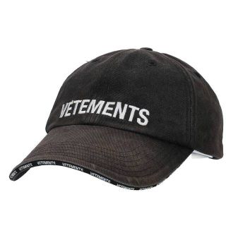 ヴェトモン 20SS New Logo Cap SS20CA001 ダブルネームロゴベースボールキャップ メンズ(帽子)