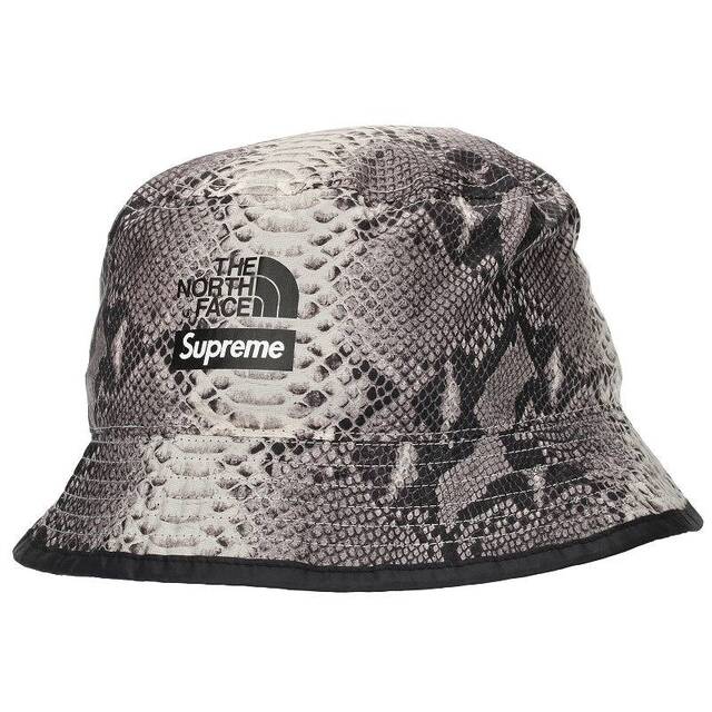 シュプリーム ×ノースフェイス THE NORTH FACE 18SS Snakeskin Reversible Crusher Hat スネークスキンリバーシブルクラッシャーバケット帽子 メンズ L/XL