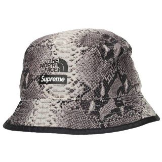 シュプリーム(Supreme)のシュプリーム ×ノースフェイス THE NORTH FACE 18SS Snakeskin Reversible Crusher Hat スネークスキンリバーシブルクラッシャーバケット帽子 メンズ L/XL(帽子)