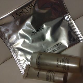 ランコム(LANCOME)のランコムアプソリュのマスクと化粧水、クレンジングのセット(パック/フェイスマスク)