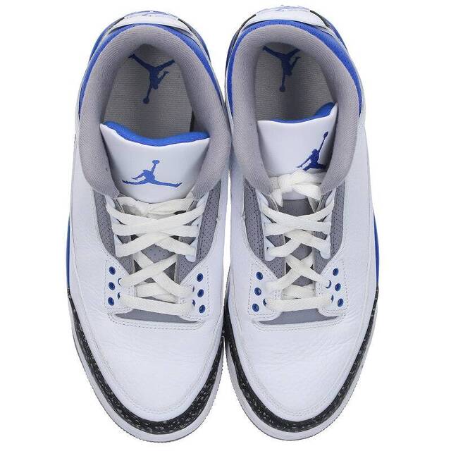 NIKE(ナイキ)のナイキ AIR JORDAN 3 RETRO  Racer Blue CT8532-145 エアジョーダン3  レーサー ブルースニーカー メンズ 28cm メンズの靴/シューズ(スニーカー)の商品写真