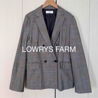 ローリーズファーム(LOWRYS FARM)のLOWRYS FARM チェックジャケット(テーラードジャケット)