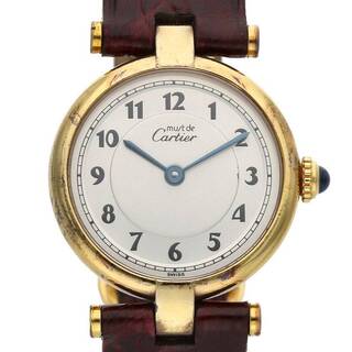 カルティエ(Cartier)のカルティエ 590004 マストヴァンドーム ヴェルメイユ クオーツ腕時計 レディース(腕時計)