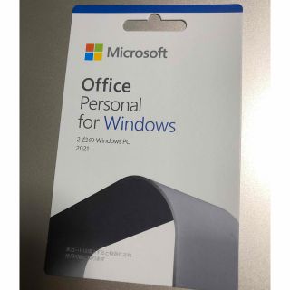 マイクロソフト(Microsoft)のMicrosoft Office  Personal 2021 POSAカード(その他)