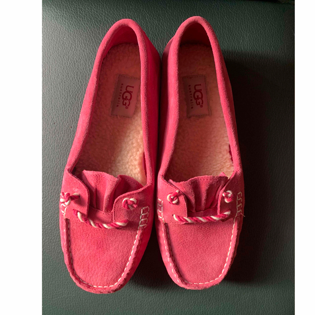 UGGアグのピンク可愛いスエード靴