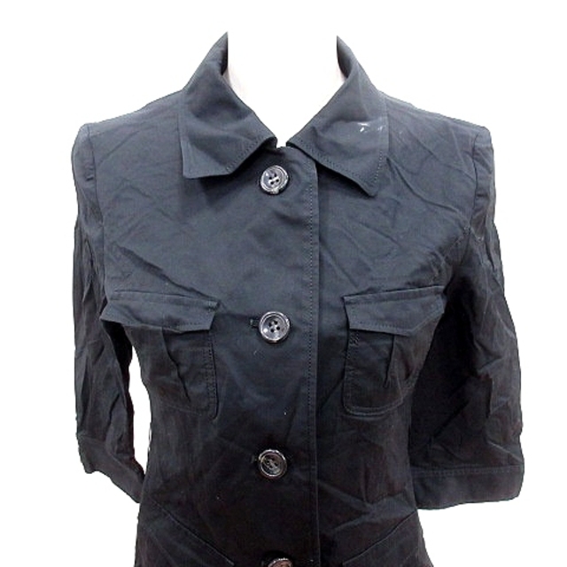LAUTREAMONT(ロートレアモン)のロートレアモン ジャケット ステンカラー 2 黒 ブラック /RT レディースのジャケット/アウター(その他)の商品写真