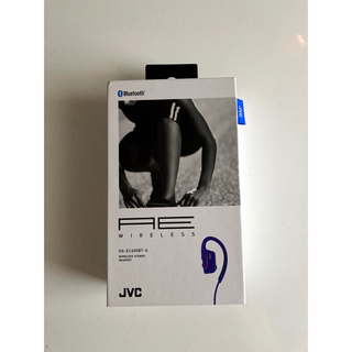 ケンウッド(KENWOOD)のJVC ワイヤレスステレオヘッドセット ブルー HA-EC600BT-A(ヘッドフォン/イヤフォン)