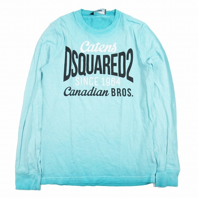 DSQUARED2 - 美品 15SS ディースクエアード 製品染め 長袖 Tシャツ ロゴ プリントの通販 by ベクトル ラクマ店｜ディー