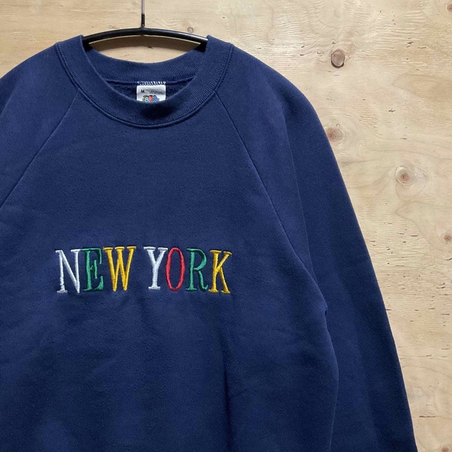 FRUIT OF THE LOOM(フルーツオブザルーム)の90s VINTAGE -NEWYORK- EMBROIDERY SWEAT メンズのトップス(スウェット)の商品写真