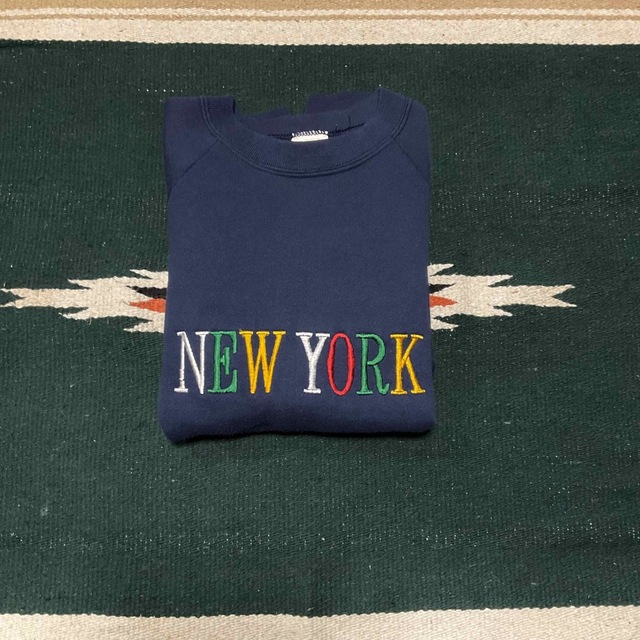 FRUIT OF THE LOOM(フルーツオブザルーム)の90s VINTAGE -NEWYORK- EMBROIDERY SWEAT メンズのトップス(スウェット)の商品写真