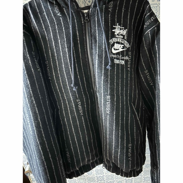 STUSSY(ステューシー)のStussy x Nike Striped Wool Jacket Mサイズ メンズのジャケット/アウター(ブルゾン)の商品写真