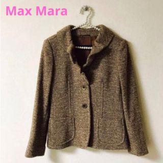 マックスマーラ(Max Mara)の更に値下げ‼︎ 【美品】Max Mara ジャケット ショートコート(テーラードジャケット)